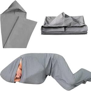Generic Alternativa Move Pod for Il Sonno, Sacco a Pelo indossabile for Adulti, Coperta a Compressione Traspirante con Cappuccio, Sostituto della Coperta ponderata sensoriale(M)