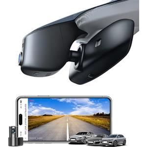 MANGOAL 4K+1080P Dash Cam Auto Fronte/Retro, Aspetto OEM, Adatta per Audi (Modello A) 2019-2026 A4 A6 Allroad A3 A5 A7 A8 Q3 Q5 Q7 S3 S4 S5 S6 S7 S8 TT RS3 RS5 RS6 e-tron, WiFi & App, Scheda da 128 GB