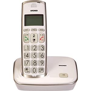 Brondi Chi Parla Brondi Bravo Gold Telefoni Domestici, Bianco