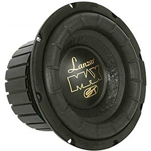 LANZAR 1 LANZAR MAX8 subwofer 20 cm 200 mm 8 di diametro da 300 watt rms e 600 watt max cofano pannello bagagliaio auto car singola bobina 4 ohm, 1 pezzo