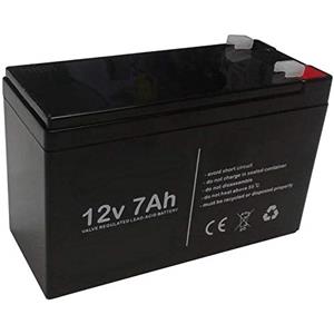 ANFEL Batteria al Piombo Ricaricabile 12V 7AH 20hr per allarmi antifurti ups lampade di Emergenza Giocattoli peg perego 7,2Ah 7,5Ah
