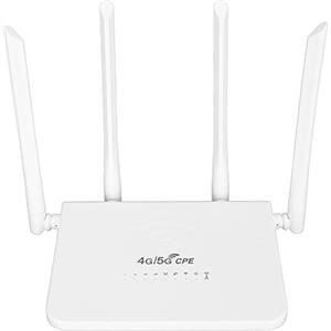 Generic Router Wireless 4G Lte con Slot per Scheda Sim Router Mobile 5G Sim (Spina europea)