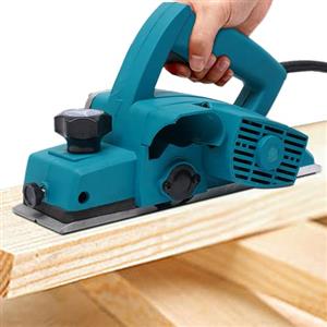 OUKANING Piallatrice Elettrica 800 W per Legno - 11000 UPM, 1 mm, Larghezza Pialla: 82 mm