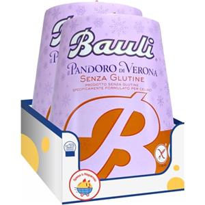SPESA & RISPARMIO Bauli Pandoro di Verona Senza Glutine - Dolce Natalizio Tradizionale - 500g - Variazioni 1/2/4/6/8/10 Pezzi (2)