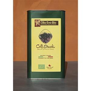 Colli Etruschi della Città di Vulci Olio Biologico EVO (Extravergine di Oliva), presidio Slow food Olivi secolari (1 litro)