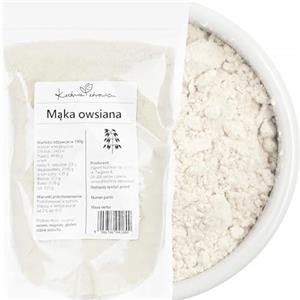 Kuchnia Zdrowia Farina d'Avena Integrale Naturale 1 kg | Ricca di Fibre e Proteine | Ideale per Pane, Dolci e Ricette Salutari | KUCHNIA ZDROWIA