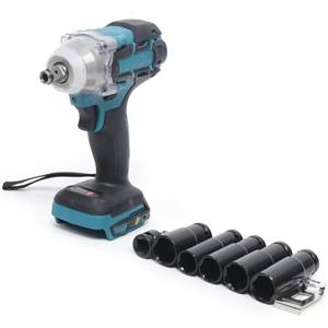 Frederimo Avvitatore a percussione elettrico, 18 V, 1/2'' 520 Nm, chiave dinamometrica, strumento elettrico con luce LED, avvitatore a percussione senza spazzole a batteria