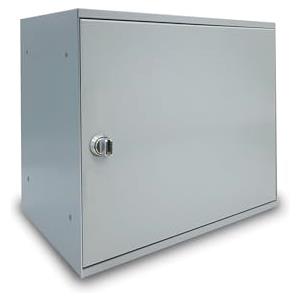 CASSETTE POSTALI ALUBOX ALUBOX EASYBOX Cassetta Per Pacchi Corriere 33X27X40 Cm Cassetta Postale Pacchi In Lamiera Zincata (ANTRACITE)