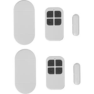 Lancoon 2 Confezioni Sensore di Allarme Porta Wireless con 2 Telecomandi Sirena Magnetica Antifurto 130 dB Standby Lungo Avviso di Bassa Potenza per Negozio di Casa Garage Sicurezza Bambini