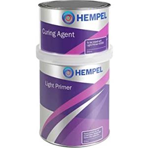 Hempel Light Primer Bicomponente Alto Spessore Grigio 750 ml A B - Primer Epossi-Poliammidico Resistente all'Acqua e ai Prodotti Petroliferi