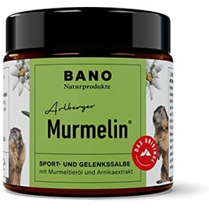 Bano Arlberger Murmelin Sport e unguento per le articolazioni I Made IN Austria I con Olio di Marmotta | Arnica | Olio di pino mugo | Mentolo 100 ml