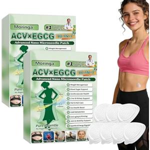 Generico Cerotto Dimagrante con Microaghi, Cerotti Dimagranti Moringa10 in 1, Ingredienti Naturali, Bruciano Rapidamente i Grassi, Stimolano il Metabolismo, per Uomini E Donne (2 Scatole)