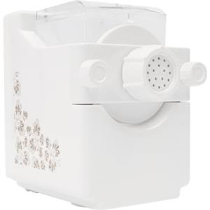YOICUATGNA Macchina per pasta elettrica automatica - Con 9 fette, fino a 500 g di pasta, sistema di miscelazione a 360°, macchina per pasta fatta in casa, ravioli e pasta di verdure