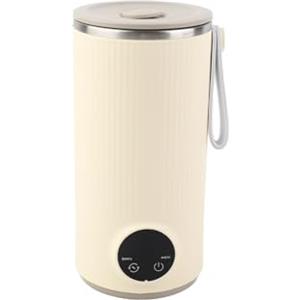 Sxhlseller Bollitore Elettrico da Viaggio Senza Fili da 400 Ml - Ricaricabile Tramite USB, Acqua Calda in Acciaio Inossidabile a 4 Marce