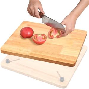 BAODBF Copri lavandino per camper tagliere in legno, tagliere per camper con gambe regolabili e piedini in silicone antiscivolo per camper, barche