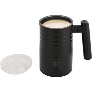 DHQCQL Montalatte elettrico da 350 ml, montalatte elettrico con spazzola, 400 W, montalatte elettrico, scaldabagno automatico per latte, cappuccino, macchiato (nero)