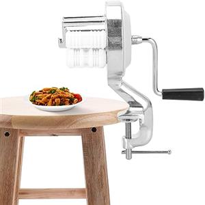 Tomotato Macchine per Gnocchetti Manuali, Macchine per Cavatelli e Gnocchetti, Pasta Fresca Fatta in Casa, Macchine per Pasta Manuale, Acciaio inossidabile,Argento