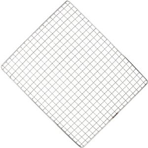 DOITOOL - Griglia di raffreddamento e tostatura, in acciaio inox, resistente, per arrostire la cottura al forno e barbecue (26 x 32 cm)