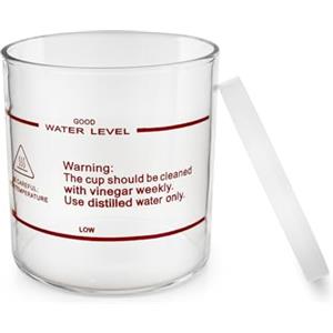 Elitzia Accessori Vetro Trasparente Vasetto di vapore Pezzi di ricambio del vapore facciale ETBL1 (altezza 13cm)