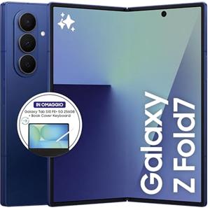 Samsung Galaxy Z Fold7 Smartphone AI pieghevole, 3 anni di Garanzia del produttore, RAM 16GB, 1TB, Display 6,5/8, Camera 200MP, Batteria a lunga durata, Blue Shadow [Versione italiana]