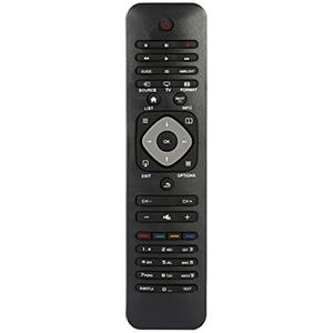 fosa VBESTLIFE TV Telecomando sostitutivo per Philips LCD LED Smart TV- Controller Universale Ideale con Le stesse funzioni del Telecomando Originale-Nero
