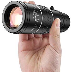 AWSX Telescopio Monoculare Professionale 16X52 Mini Cannocchiale Monoculare Visione Notturna A Lungo Raggio Lll Per Il Campeggio Turistico