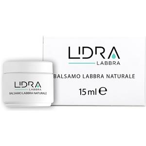 Wikenfarma LIDRA LABBRA Balsamo Labbra Naturale 5ml/15ml - Idratante e Nutriente con Burri e Vitamina E