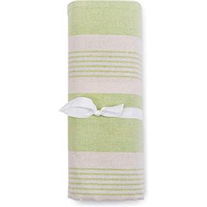 HomeLife - Telo Copridivano Copritutto Copriletto Singolo in Cotone Panama | Made in Italy | Telo Arredo Granfoulard Gran Foulard Traspirante Primavera Estate 160x280 cm | Bardi - Verde