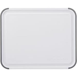 KitchenAid Classic - Tagliere antiscivolo in polipropilene, 35 x 28 cm, con fossa perimetrale