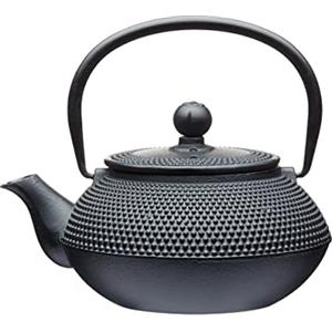 La Cafetière Teiera Giapponese in Ghisa, 600 ml, con infusore, 3 tazze, Nero