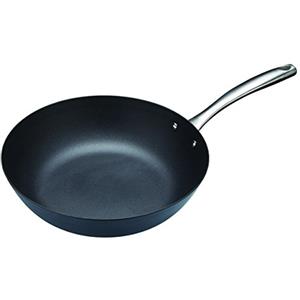 Master Class MasterClass Wok in acciaio al carbonio a induzione con rivestimento antiaderente senza PTFE, PFOA e BPA, 30 cm