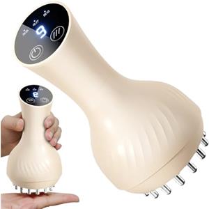 Stibtmr Massaggiatore Elettrico Meridiano | Spazzola Elettrica per Massaggio Corporeo a Vibrazione | Massaggiatore Muscolare Senza Fili Portatile per Corpo, Addominale e Pancia con Tecnologia Vibrante