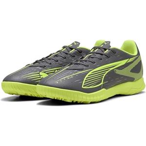 Puma Ultra 5 Play TT - Scarpe da Calcio Unisex, Matte Aged Silver-Yellow Alert-Puma Aged Silver,