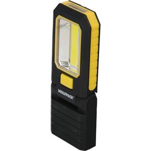 WOLFPACK LINEA PROFESIONAL Torcia LED professionale multifunzione compatta pieghevole a batterie (3 AAA) 210 lumen 2 modalità di illuminazione con magnete e gancio