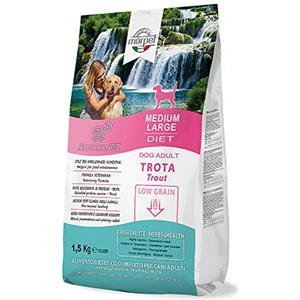 Marpet Equilibria Cibo per Cani Adulto Mini 1,5kg - Monoproteico alla Trota Low Grain