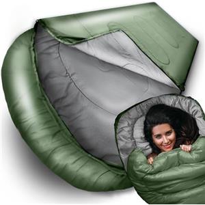 Retoo Sacco a pelo outdoor campeggio per adulti e bambini, sacco a pelo estivo invernale 3 4 stagioni, sacco a pelo ultraleggero, da viaggio, impermeabile, 210 cm