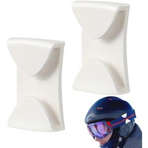 Generic Clip per occhiali - Set di impugnature per casco da sci | Supporto per cinghia a sgancio rapido con fibbia per guide laterali, accessorio di fissaggio sicuro per snowboard e sport invernali