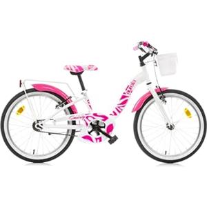 Dino Bikes Bicicletta Bambina Aurelia Smarty 20 Pollici Bianca