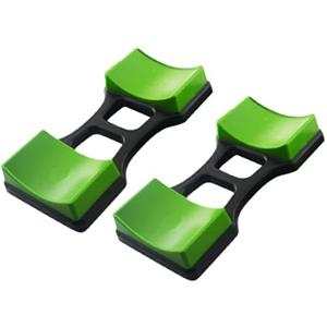 BildeeMait Supporto per manubri, confezione da 2 pezzi, supporto per bilanciere in ABS per sale fitness, piccola staffa antiscivolo per riporre pesi, facile da trasportare, organizer da palestra per