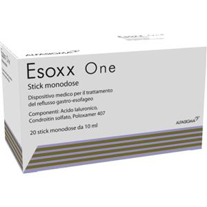Alfasigma Esoxx One - Dispositivo medico per il reflusso gastroesofageo, 20 bustine stick da 10 ml con acido ialuronico