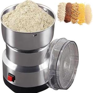 Generic Macinacaffè elettrico - Polverizzatore ad alta velocità in acciaio inossidabile da 300 g per macinare cereali, farina, chicchi di caffè e condimenti