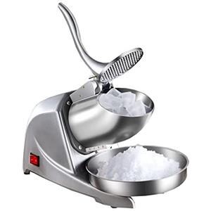 FIGGJO Tritaghiaccio Elettrico e Granita Istantanea, Tritaghiaccio per Granite e Macchina per Granita,Spessore del frullato Regolabile,con Ciotola,95 kg/Ora
