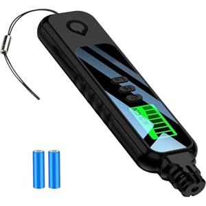 CENMEN Rilevatore di perdite di gas portatile portatile portatile allarme metano esano con display LCD 2 batterie AAA per la casa B