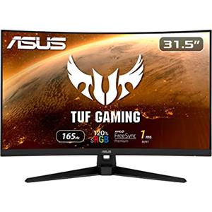 ASUS TUF Gaming VG328H1B Monitor Gaming 31.5", FullHD (1920x1080), 165Hz, Tempo di Risposta 1ms, Adaptive e Free Sync, Flicker Free, Riduzione Luce Blu, Shadow Boost, GamePlus, Regolabile, Nero