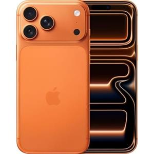 Apple iPhone 17 Pro Max 1 TB: Schermo 6,9 pollici con ProMotion, Chip A19 Pro, Autonomia record su iPhone, Sistema fotocamera Pro Fusion, Fotocamera anteriore Center Stage; Arancione cosmico