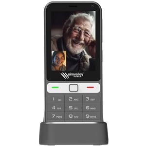 simvalley MOBILE smartphone per anziani: Cellulare per anziani 4G con comfort, Display touch da 7,1 cm / 2,8, WhatsApp (telefono con whatsapp, smartphone, SD)