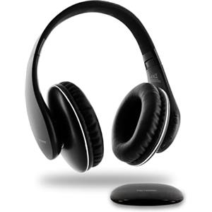 Metronic Cuffie stereo TV wireless, ingresso ottico digitale, leggero ed ergonomico, controllo del volume sulle cuffie - 480200