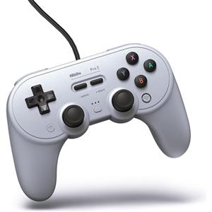 8Bitdo Pro 2 Grigio USB Gamepad analogico/digitale Android, Nintendo Switch, Nintendo Switch Lite, PC, Tablet PC