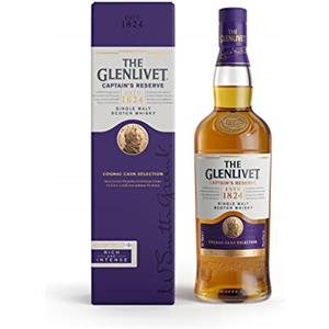 The Glenlivet Captain's Reserve Single Malt Scotch Whisky, Finitura Botti Cognac, vol 40%, 70 CL