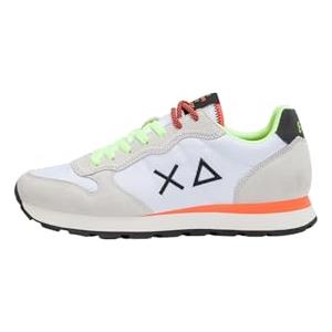 SUN68 Uomo Sneakers Basse Z36102 Pelle Bianco 43